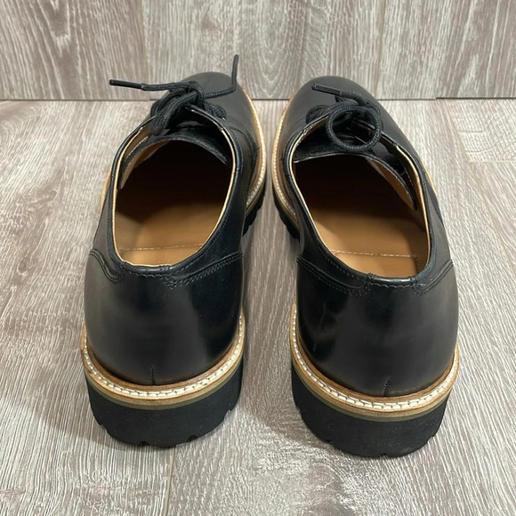 Steve Madden Black Leather Oxfords - Picture 4 of 16